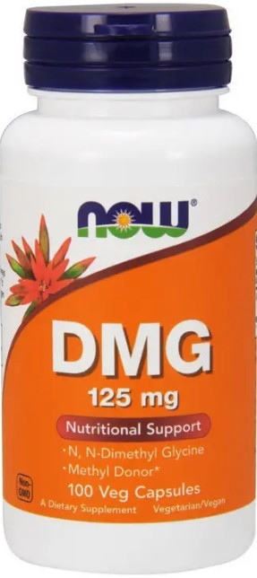 Диметилгліцин ДМГ NOW Foods DMG 125 mg 100 кап