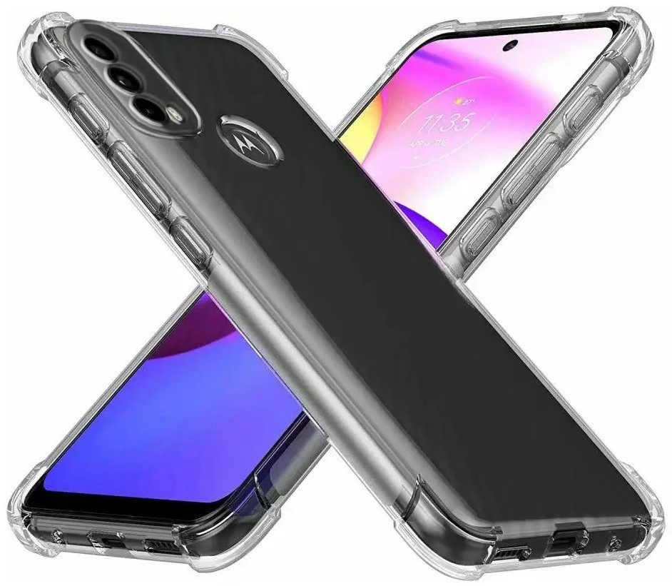 Протиударний прозорий чохол для Motorola Moto E20