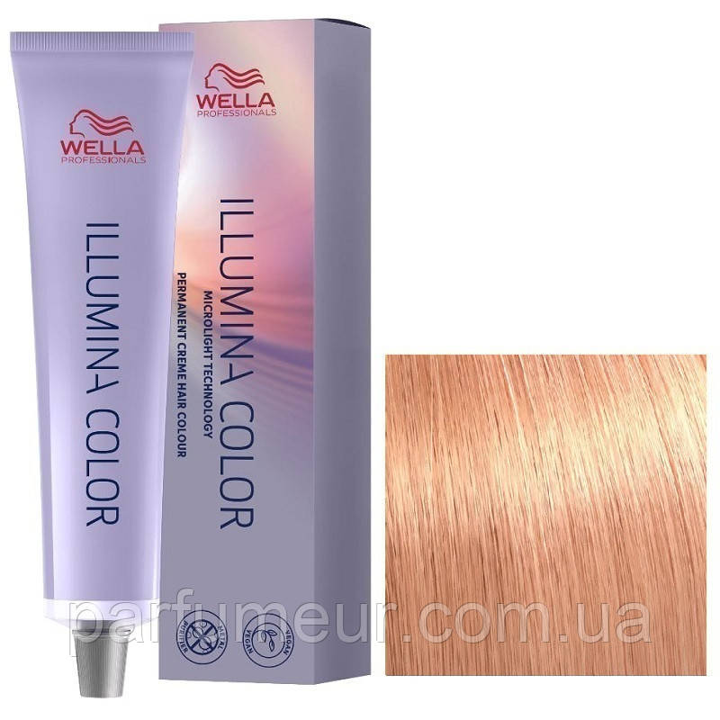 Wella Illumina Color Крем-фарба для волосся 9/43 Дуже світлий блондин червоне золото 60 мл, фото 1