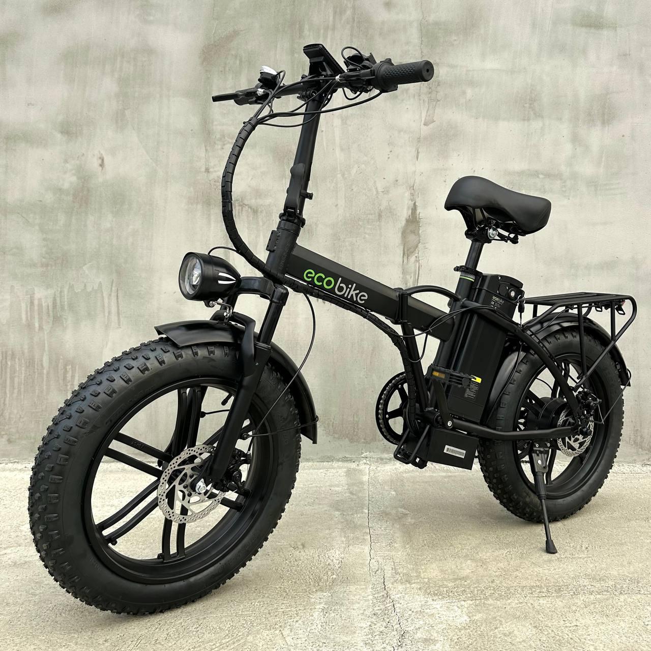 Електровелосипед ECOBIKE Storm V8 1000W 48V 21Ah/26Ah чорний, фото 1