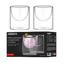 Набір креманок із подвійними стінками Ardesto AR2617BСR 170 мл 2 шт ID 4909549, фото 5
