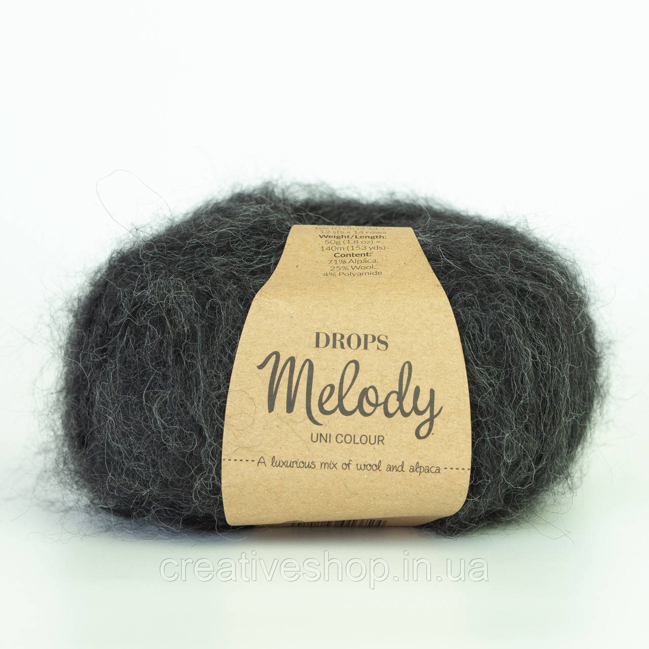 Пряжа Drops Melody (колір 05 black), фото 1