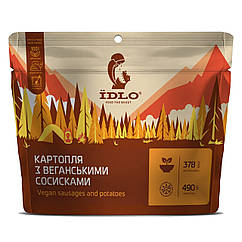 Картопля з веганськими сосисками "ЇDLO"