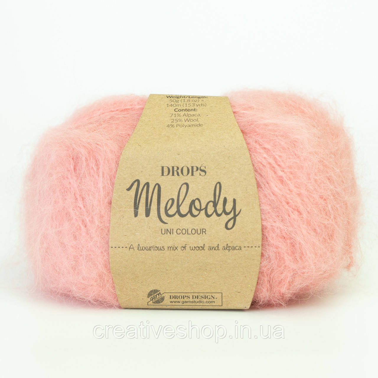 Пряжа Drops Melody (колір 25 peach pink), фото 1