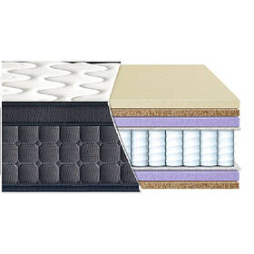 Матрац EuroSleep LAVIANO Spring Latex-Cocos 70х190