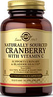 Журавлина з вітаміном С солгар Solgar Cranberry with Vitamin C naturally sourced 60 капсул