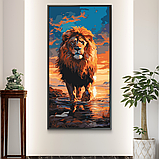 Картина за номерами Art Craft Лев Цар звірів 11544-AC 40х80 см, фото 3