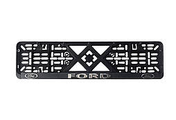 Рамка під номер пластик FORD (Racing рельєфна)
