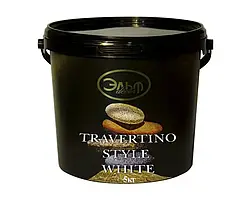 Декоративна вапняна штукатурка Elf Decor TRAVERTINO STYLE WHITE 1кг