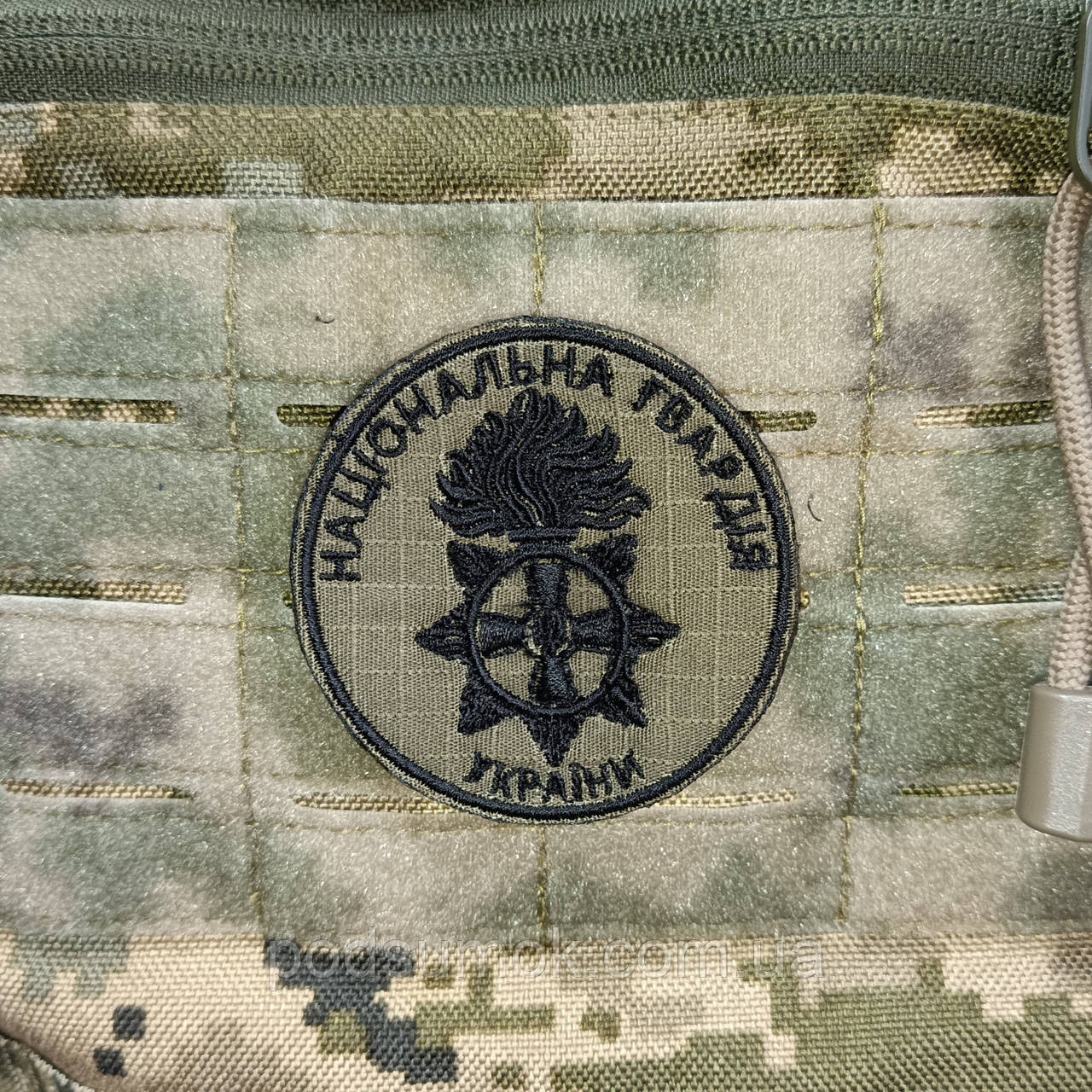 Шеврон НГУ на липучці для велкро патч
