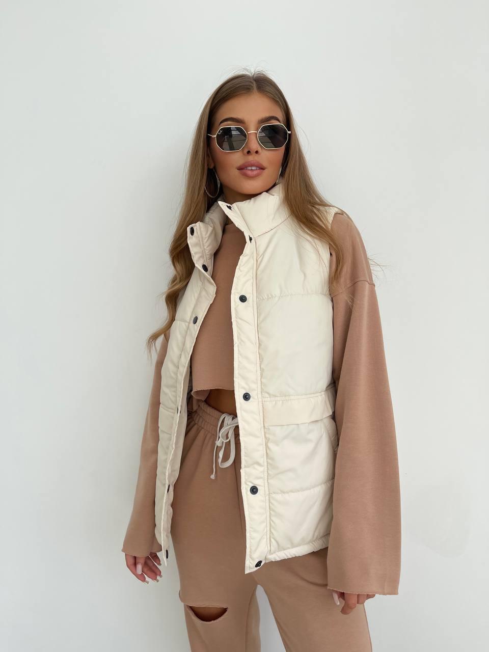 Жіночий демісезонний жилет, фото 1