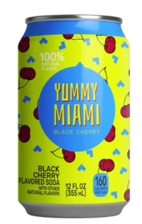 Yummy Miami Black Cherry 355ml 1/24