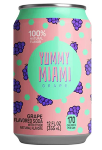 Yummy Miami Grape 355ml 1/24