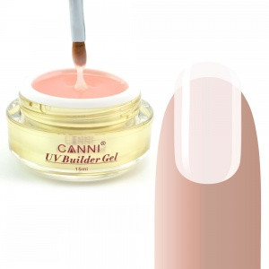 Конструувальний гель CANNI 325 Light Nude напівпрозорий, 15 ml