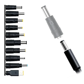 Набір адаптерів-перехідників для роутерів та ноутбуків DC 5.5x2.1 мм 10 штук