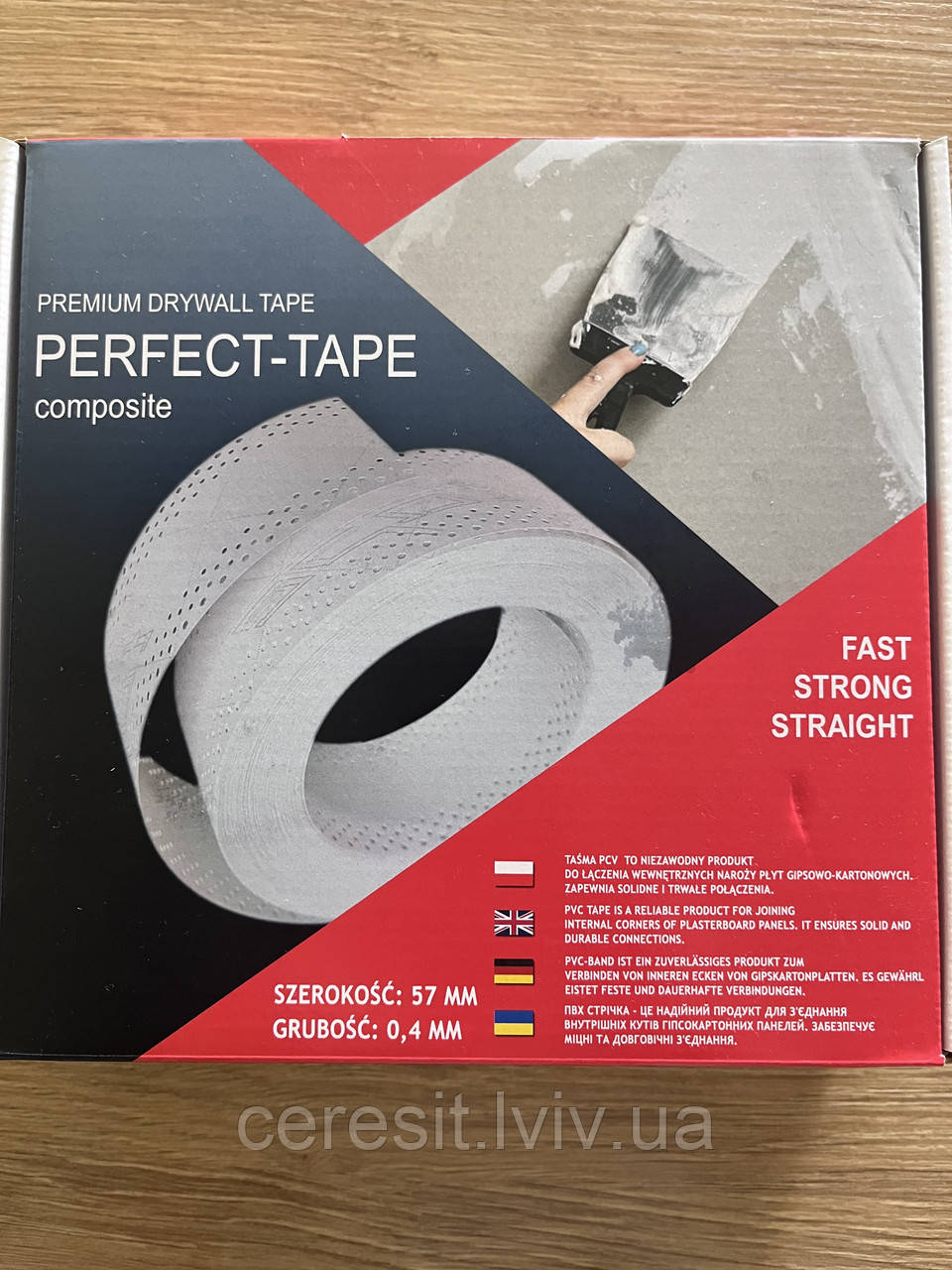 Стрічка для гіпсокартону Perfect-TAPE  30м пог