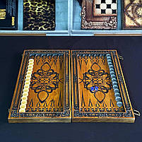 Нарди дерев'яні подарункові Роза вітрів 48×23см, фото 6