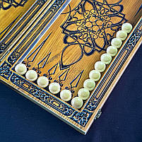 Нарди дерев'яні подарункові Роза вітрів 48×23см, фото 8