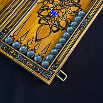 Нарди дерев'яні подарункові Роза вітрів 48×23см, фото 9