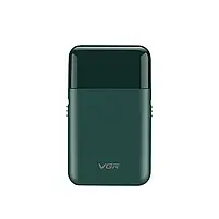 Комбо-набір для стрижки, тример та електробритва Resuxi & VGR Set Green (S11-GR+V-390), фото 5