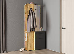 Передпокій Berno BE8 Accord, колір дуб вотан/антрацит