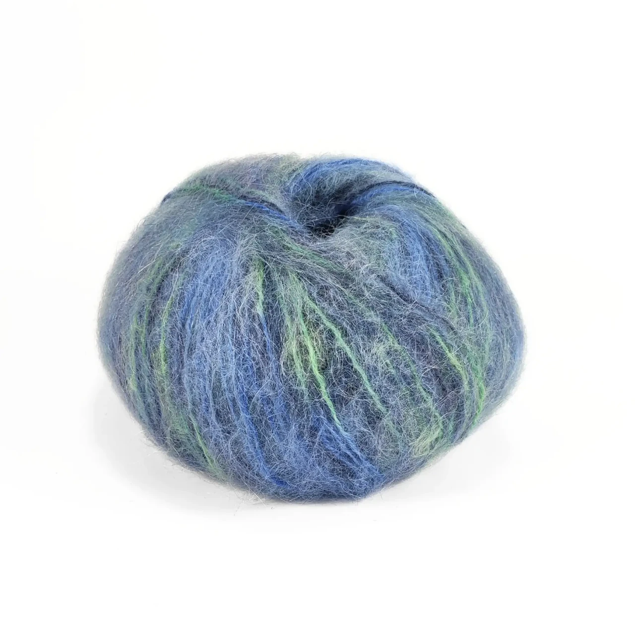 ПРЯЖА MOHAIR FANTASIE/МОХЕР ФАНТАЗІЯ, синій-блакитний-зелений 100