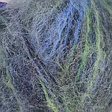 ПРЯЖА MOHAIR FANTASIE/МОХЕР ФАНТАЗІЯ, синій-блакитний-зелений 100, фото 4