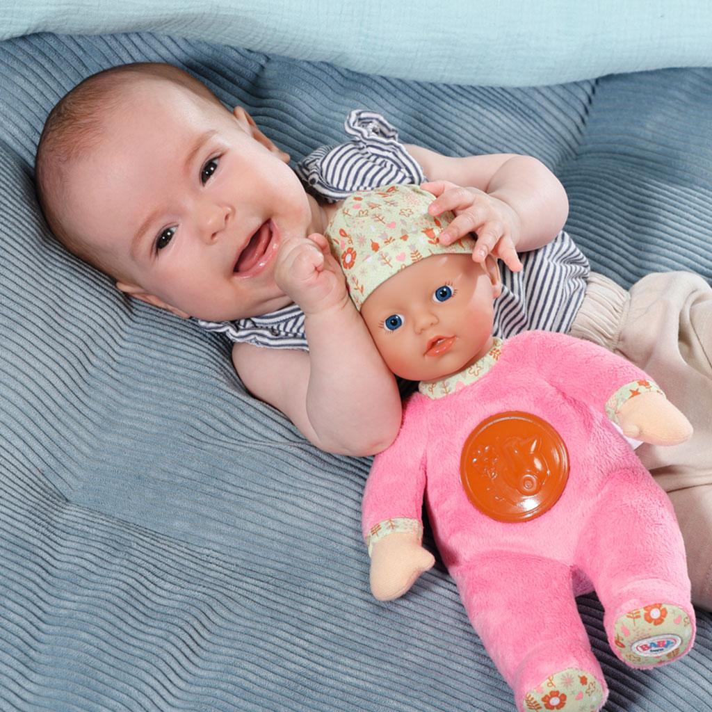 Пупс baby born для дітей 30 см нічник ( світиться та співає)