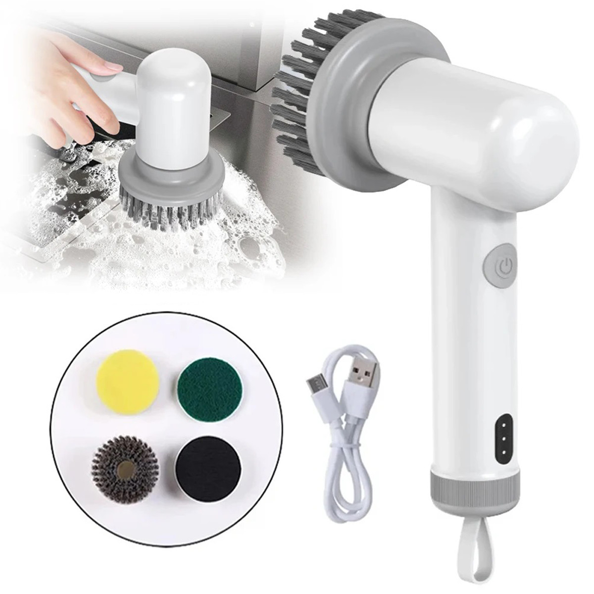 Бездротова багатофункціональна щітка для прибирання Q1 [1200mAh/10W/IPX7]