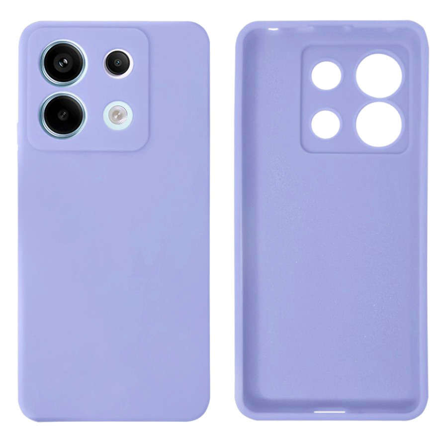 Чохол Silicone case Camera Protective для Xiaomi Redmi Note 13 4G (13) ліловий Lilac