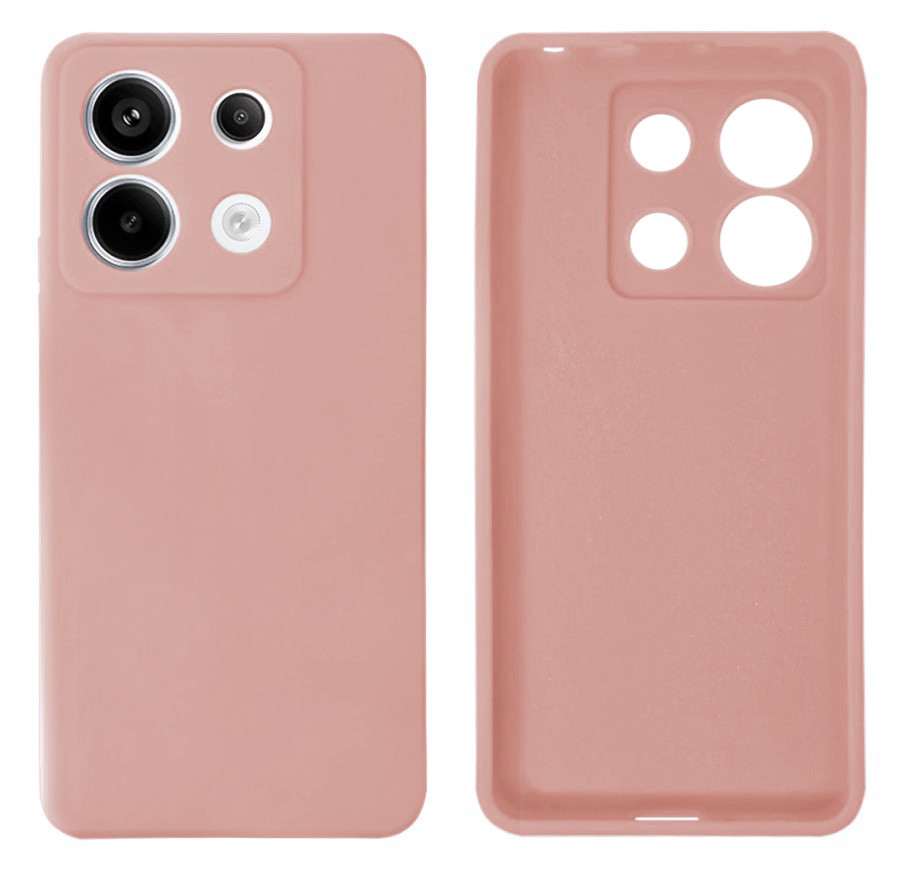 Чохол Silicone case Camera Protective для Xiaomi Redmi Note 13 4G (18) пудра Pink Sand