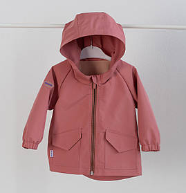 Вітровка - парка дитяча Wind зріст 74 см (6 - 9 місяців) Kid's Fantasy Кораловий