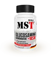 Для суглобів та зв'язок MST Glucosamine Chondroitin + MSM 90 табл