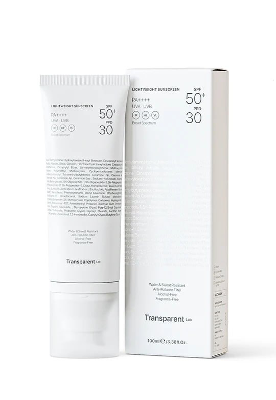 Transparent Легкий сонцезахисний крем SPF50+