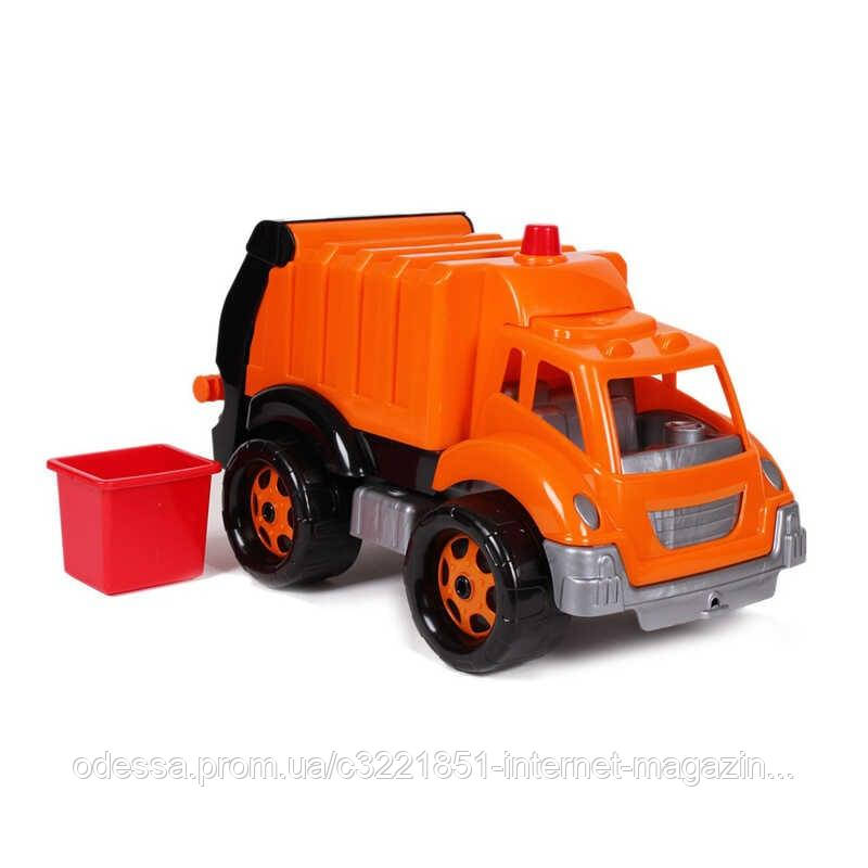 Машина "Сміттєвоз" 1752 (6) "Technok Toys" в сітці [Склад зберігання: Одеса №4]