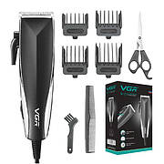 Машинка для стрижки волосся VGR V-033 чорна