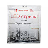 LED стрічка  7Вт 12 В 2835 60 діодів 150Лм/Вт теплий білий 2800К (серія Architect), гарантія 3 роки, фото 3