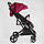 Коляска дитяча прогулянкова Joy Comfort L-20115 (колір РОЖЕВИЙ, рама сталь з алюмінієм, футкавер, підсклянник, телескопічна ручка), фото 2