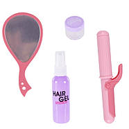 Дитячий набір парихмахера (9 ігрових елементів, функц. фен, 2 гребінця, дзеркальце, звук, в коробці) LD-337B, фото 2