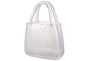 Ваза з прозорого скла у формі Сумочки 16.5*8.5*28см