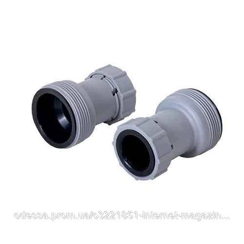 Адаптер-перехідник Bestway 58236 (для басейну, затискач Ø32 мм → різблення Ø58 мм, ціна за 2 шт.) [Склад зберігання: Одеса №2]