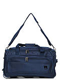Сумка на колесах мала S синя 54x28x30см/45л/2.1кг/Airtex 826-55, фото 2