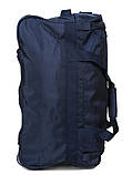 Сумка на колесах мала S синя 54x28x30см/45л/2.1кг/Airtex 826-55, фото 4