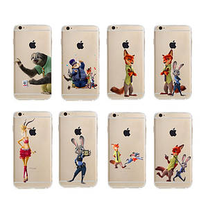 TPU чохол для iPhone 7 / 8 Звіконполіс (8 кольорів)