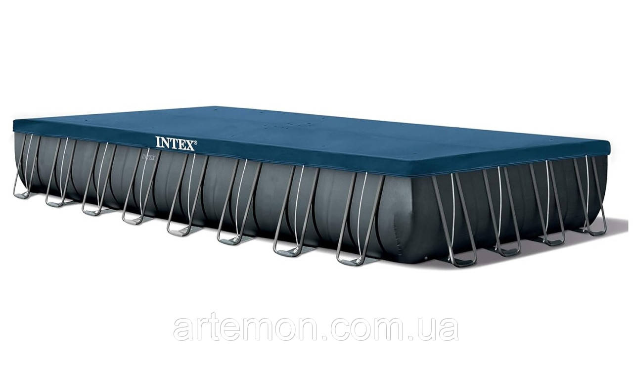 Тент (накриття) Intex 10757 (528*1016 см, для прямокутних каркасних басейнів ▭ 488*975 см) [Склад зберігання: Київ №1]