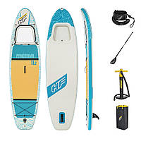 Надувна дошка для серфінгу (SUP-борд) Hydro-Force Panorama 11.2′ BestWay 65363 (15*89*340 см., весло, ліш, насос, сумка, до 150