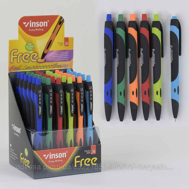 Набор шариковых ручек Igrusha С 37083 (40) синяя паста /ЦЕНА ЗА УПАКОВКУ 36шт/ диаметр пишущего узла 1 мм [Склад зберігання: Одеса