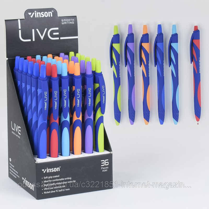 Набор шариковых ручек Igrusha С 37091 (40) синяя паста /ЦЕНА ЗА УПАКОВКУ 36шт/ диаметр пишущего узла 0.7 мм [Склад зберігання: