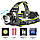 Ліхтар налобний BL-8003-P50, 2x18650, zoom, ЗУ microUSB, Box, фото 4