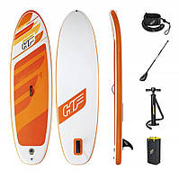 Надувна дошка для серфінгу (SUP-борд) Hydro Force Aqua Journey 9' BestWay 65349 (12*76*274 см., весло, ліш, насос, сумка, до 120